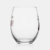 Vampire Koningin Halloween Wijnglas Zonder Voet (Links)