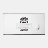 Vampire kostuum shirt grappig Halloween menselijke Bureaumat (Keyboard & Muis)