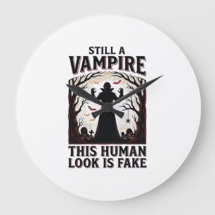 Vampire kostuum shirt grappig Halloween menselijke Grote Klok