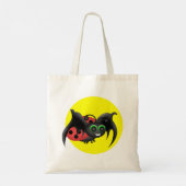 Vampire Ladybug Bat Canvas tas (Achterkant)