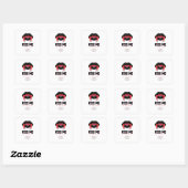 Vampire Lippen Halloween Kus Me Sticker (Vel)