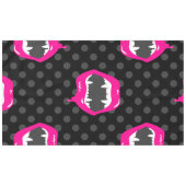 vampire lippen monster getande wezen roze tafelkleed (Voorkant (Horizontaal))
