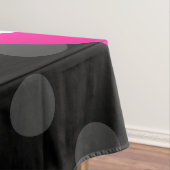 vampire lippen monster getande wezen roze tafelkleed (Voorbeeld)