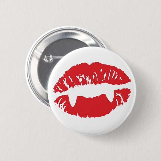 Vampire Lips Button (Voorkant /achterkant)
