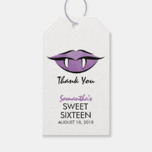 Vampire Lips Gothic Sweet Sixteen Verjaardagscadea