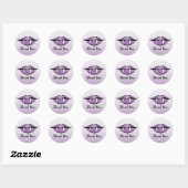Vampire Lips Halloween Birthday Bedankt Sticker (Vel)