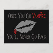 Vampire Love Briefkaart (Voorkant)
