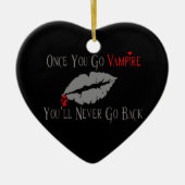 Vampire Love Keramisch Ornament (Voorkant)