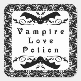 Vampire Love Potion Halloween Stickers