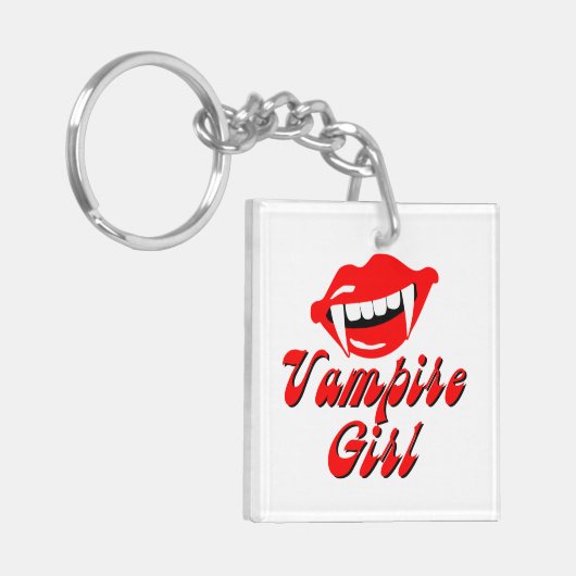 Vampire meisje sleutelhanger (Voorkant Links)
