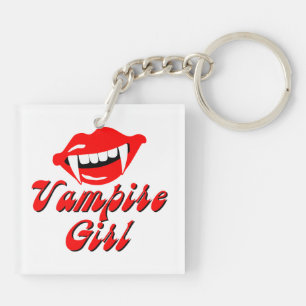 Vampire meisje sleutelhanger