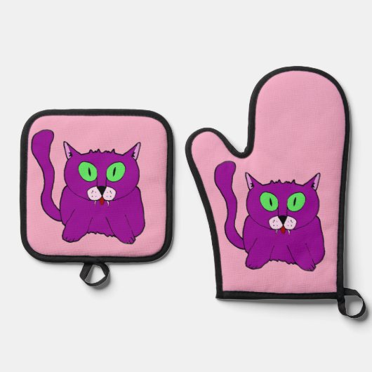 Vampire Mew Ovenwant & Pannenlap Set (Voorkant)