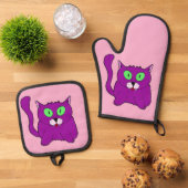 Vampire Mew Ovenwant & Pannenlap Set (Top down)