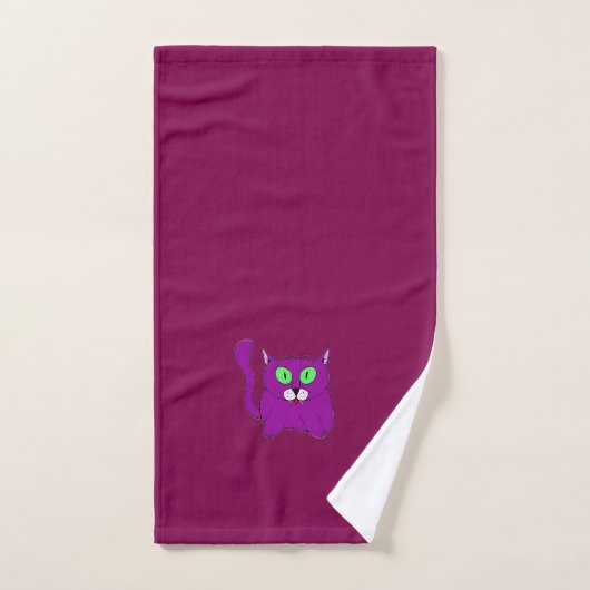 Vampire Miauw Handdoek (Handdoek)