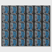 'Vampire mistress' op glanzend omslagpapier Cadeaupapier (Vlak)