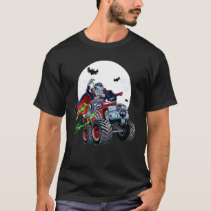 Vampire Monster Truck Eng Halloween Griezelijk Ki T-shirt