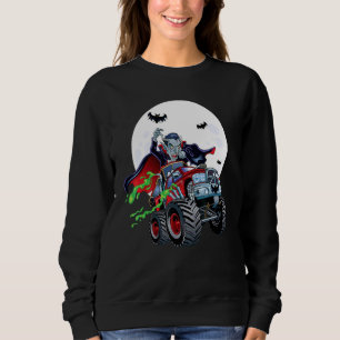 Vampire Monster Truck Eng Halloween Griezelijk Ki Trui