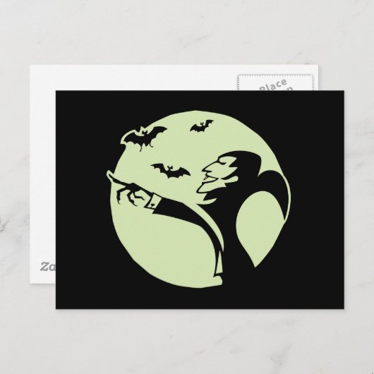 Vampire Moon Briefkaart (Voorkant / Achterkant)