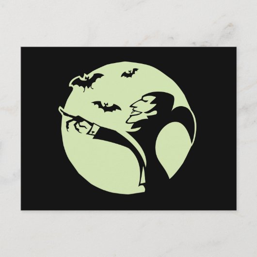 Vampire Moon Briefkaart (Voorkant)