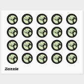 Vampire Moon Ronde Sticker (Vel)