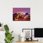 VAMPIRE MOTORFIETSR REBEL BABES POSTER (Thuiskantoor)