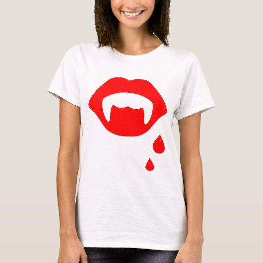 Vampire Mouth T-shirt (Voorkant)