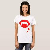Vampire Mouth T-shirt (Voorkant volledig)