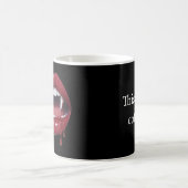Vampire Mug – “This Ain’t Coffee” Funny Gothic Koffiemok (Center)