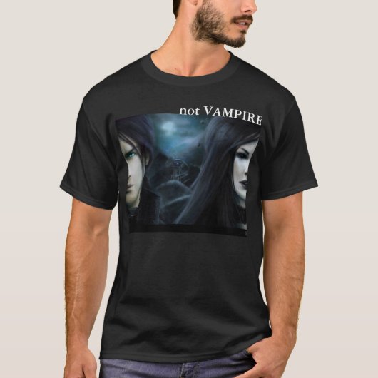 VAMPIRE niet: Alien (donkere kleuren) T-shirt (Voorkant)