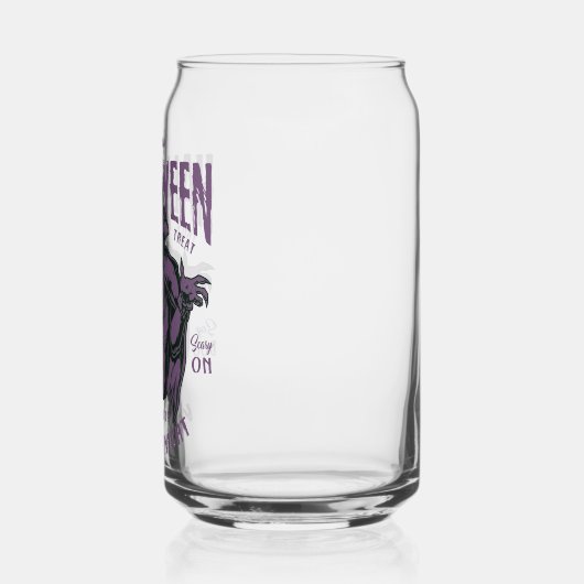 Vampire Night Halloween Glass – Paarse gotiek Blikvorm Glas (Links)