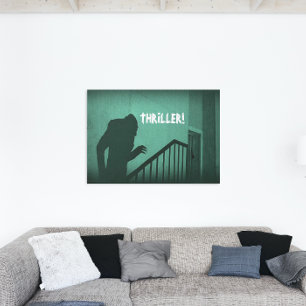 Vampire Nosferatu Green Horror Thriller Canvas Afdruk