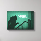 Vampire Nosferatu Groene Horror Thriller Canvas Afdruk (Voorkant)