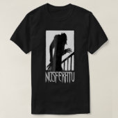Vampire Nosferatu Monster Shadow Dracula Halloween T-shirt (Design voorkant)