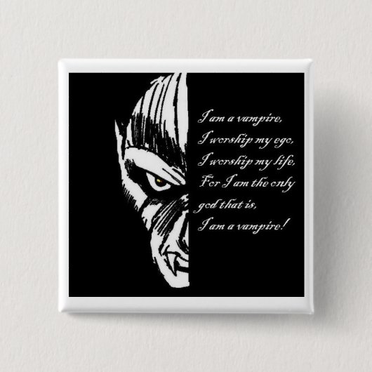 Vampire Oath Pin D+Badge Vierkante Button 5,1 Cm (Voorkant)