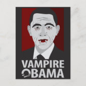 Vampire Obama Briefkaart (Voorkant)