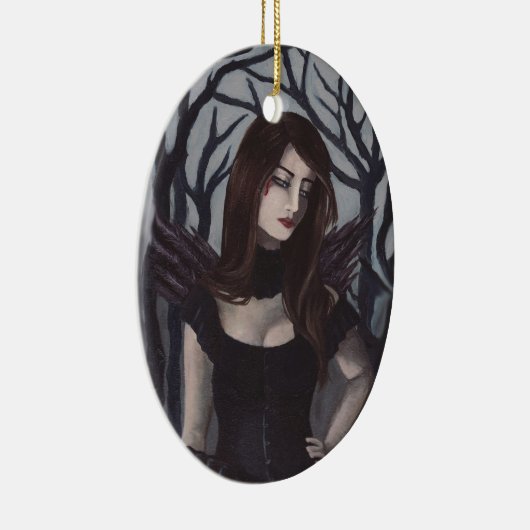 Vampire Ornament Gothic Art Ornament (Rechts)