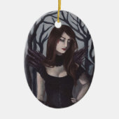 Vampire Ornament Gothic Art Ornament (Voorkant)