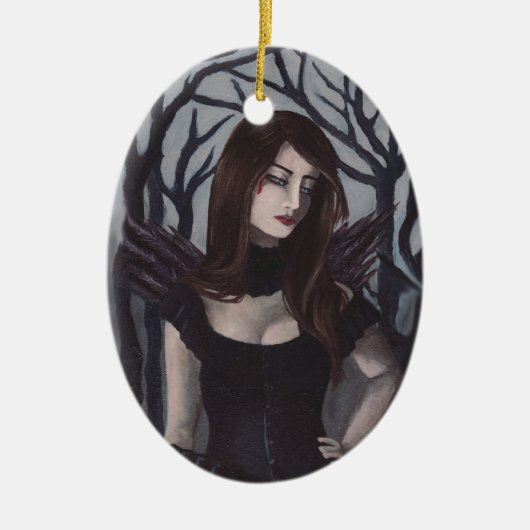 Vampire Ornament Gothic Art Ornament (Voorkant)
