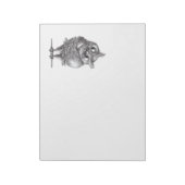 Vampire Owl Notitieblok (Linkerzijde)