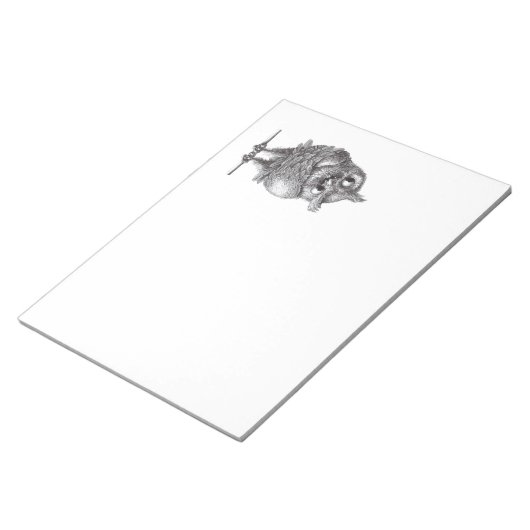 Vampire Owl Notitieblok (Schuin)