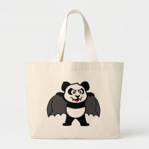 Vampire Panda Grote Tote Bag