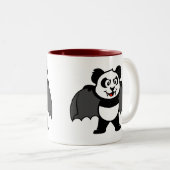 Vampire Panda Tweekleurige Koffiemok (Voorkant rechts)