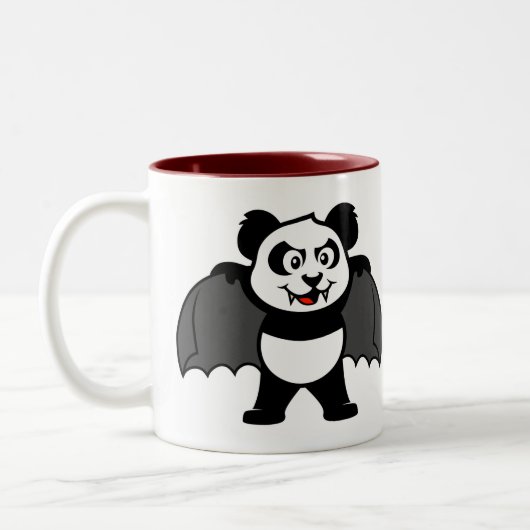 Vampire Panda Tweekleurige Koffiemok (Links)