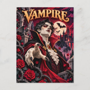 Vampire, Papieren Snijmonster Briefkaart