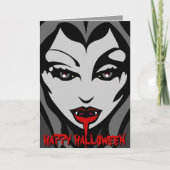 Vampire partijuitnodigingen Aangepaste halloween K (Voorkant)