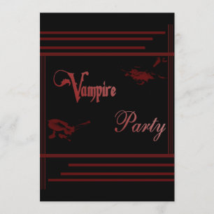 Vampire Party Kaart