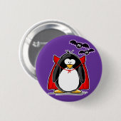 Vampire Penguin Ronde Button 5,7 Cm (Voorkant /achterkant)