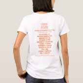 Vampire Penguin Vrouwen wit t shirt (Achterkant)