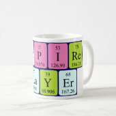 Vampire periodieke mok van de zinsnede van de sila (Voorkant rechts)