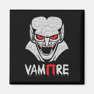 Vampire Pi Halloween Kostuum Funny Wiskunde Scienc Magneet